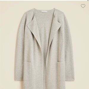J. Crew Juliette collarless sweater-blazer